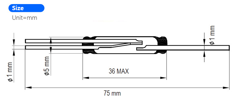 干簧管尺寸 干簧管尺寸