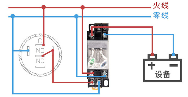 金屬按鈕開關汽車上怎么接線